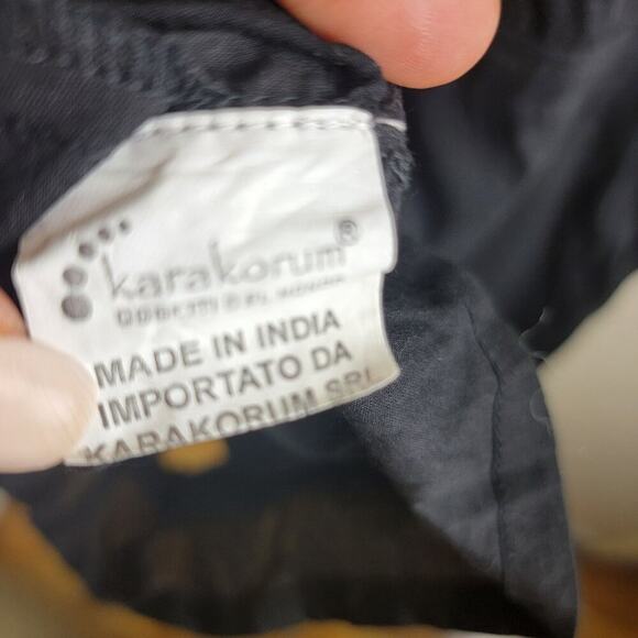 Karakorum Womens Light Cotton Ruffle Romper size S Black Sleeveless Summer Beach - Picture 9 of 10